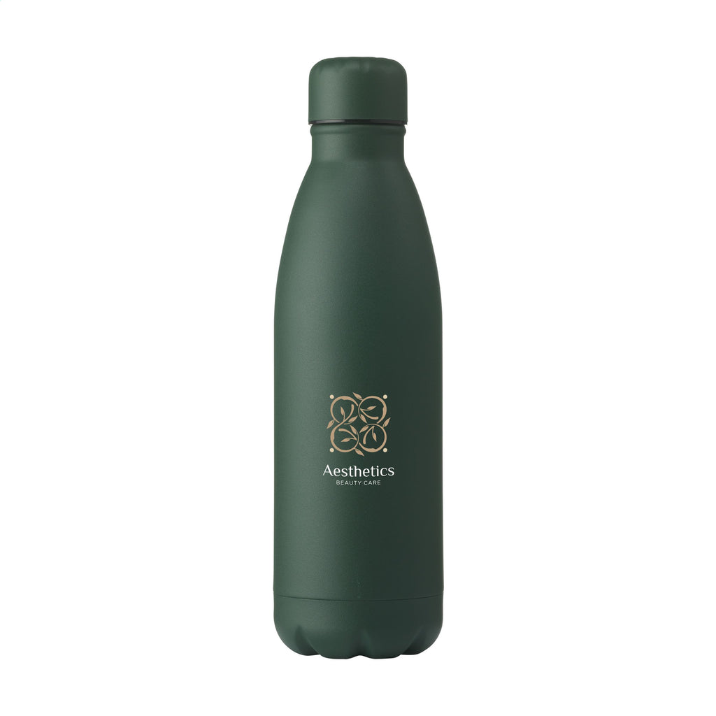 Topflask Premium RCS Recycled Steel Trinkflasche - Dunkelgrün - Produktbild der Trinkgefäße Kollektion