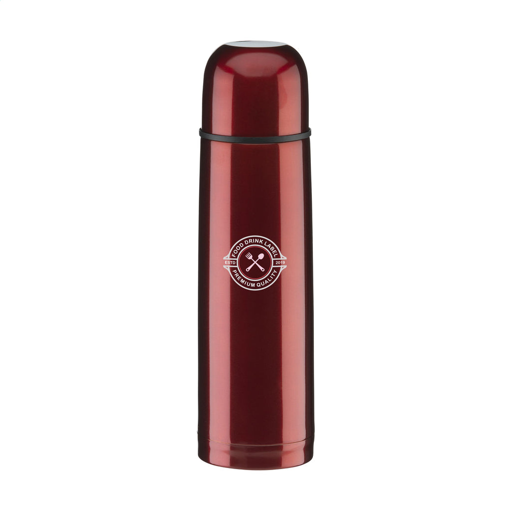 ThermoColour 500 ml Thermoflasche - Metallic rot - Produktbild der Thermosflaschen Kollektion