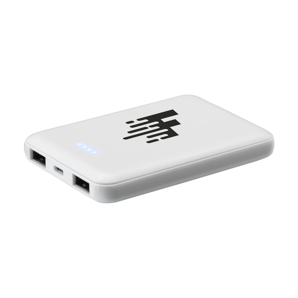 PocketPower 5000 RCS Recycled Powerbank - Weiß - Produktbild der Powerbanks Kollektion