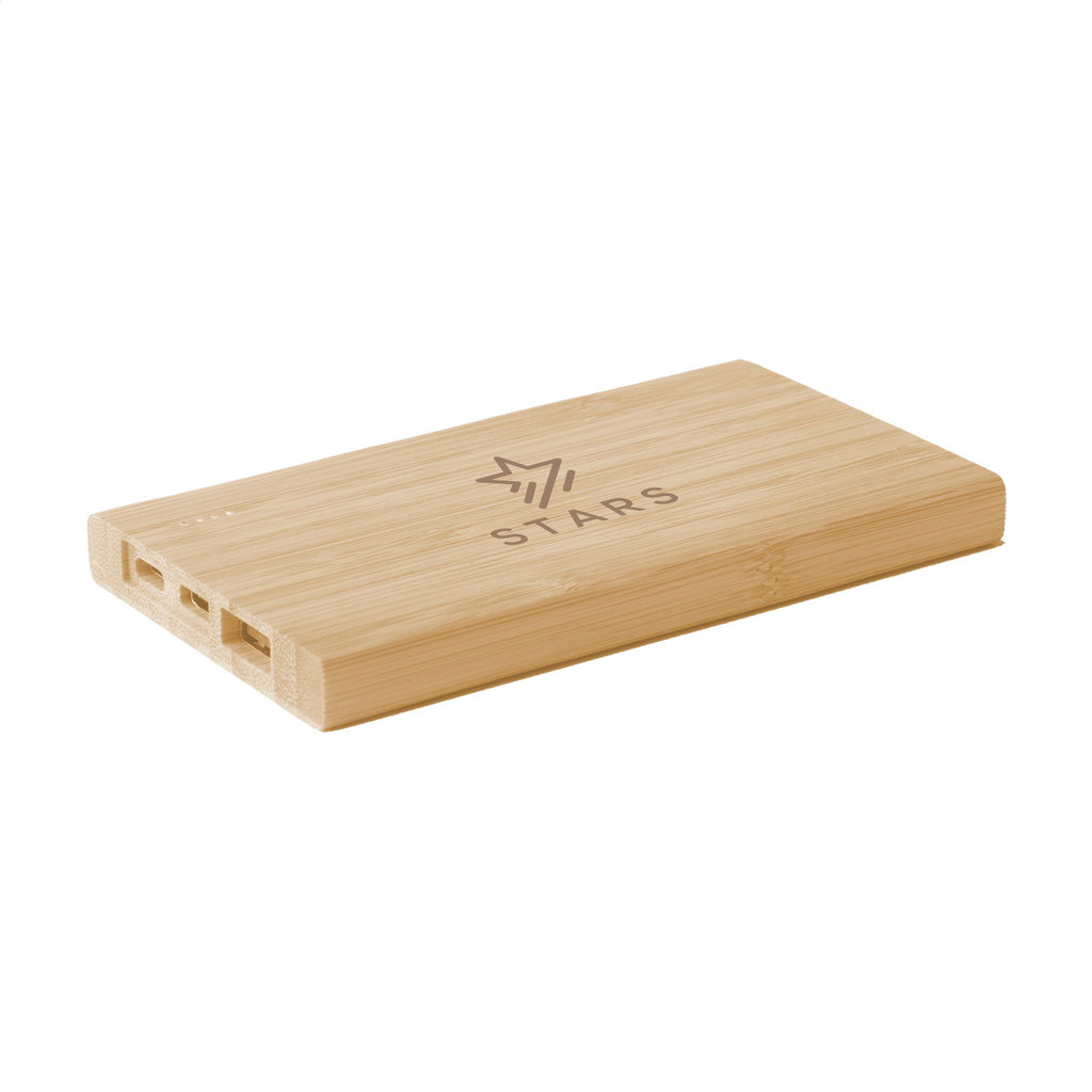 Bamboo 4000 Powerbank externes Ladegerät - Bambus - Produktbild der Powerbanks Kollektion