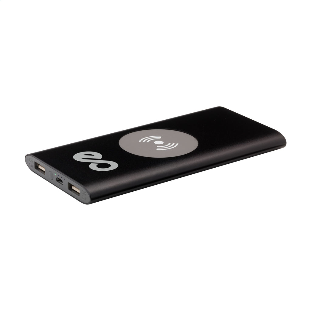 Aluminium 8000 Wireless Powerbank kabelloses Ladegerät - Schwarz - Produktbild der Powerbanks Kollektion