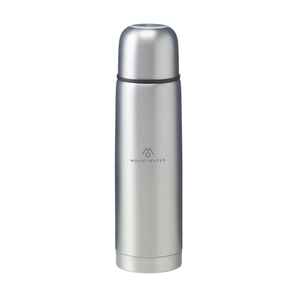 Frosted Bottle RCS Recycled Steel 500 ml Thermoflasche - Silber - Produktbild der Thermosflaschen Kollektion