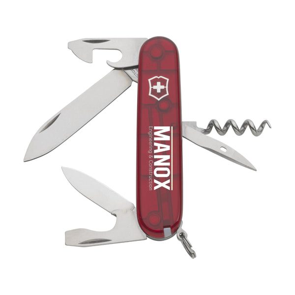 Victorinox Spartan Taschenmesser - Transparent Rot Victorinox Spartan Taschenmesser - Transparent Rot
