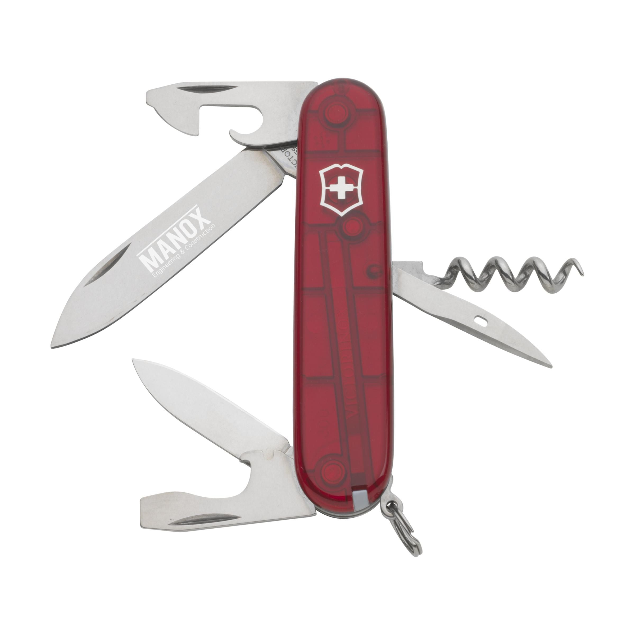 Victorinox Spartan Taschenmesser - Transparent Rot - Galerieansicht 4