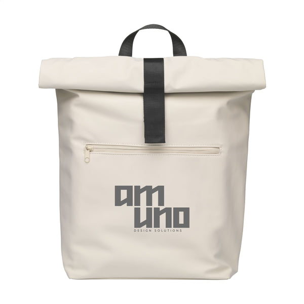 19 L Lennon Roll-Top Recycled Backpack Rucksack - Beige 19 L Lennon Roll-Top Recycled Backpack Rucksack - Beige