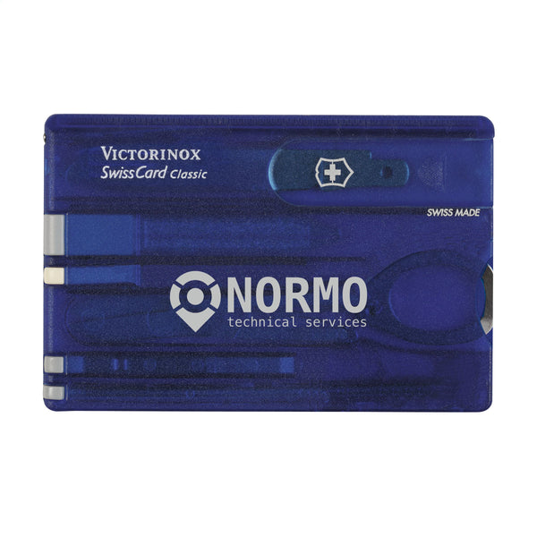 Victorinox Swisscard Classic - Transparent Blau Victorinox Swisscard Classic - Transparent Blau