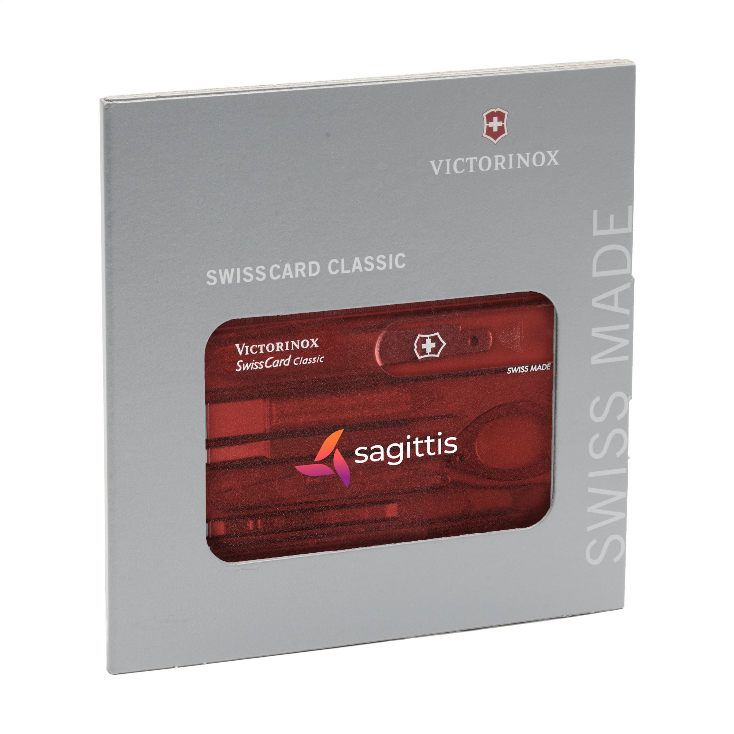 Victorinox Swisscard Classic - Transparent Rot - Galerieansicht 3