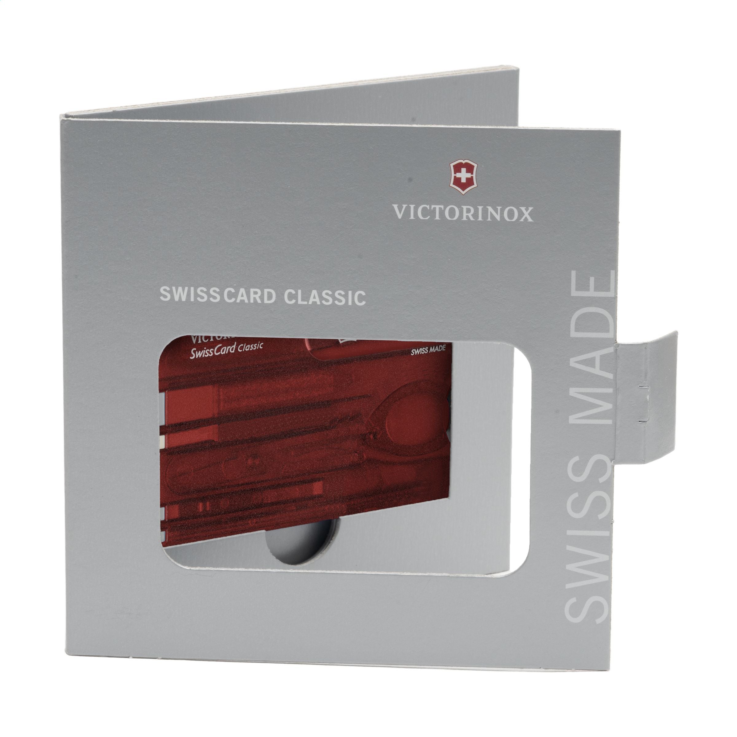 Victorinox Swisscard Classic - Transparent Rot - Galerieansicht 4