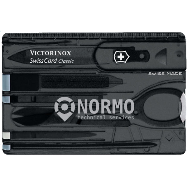 Victorinox Swisscard Classic - Transparent Schwarz Victorinox Swisscard Classic - Transparent Schwarz
