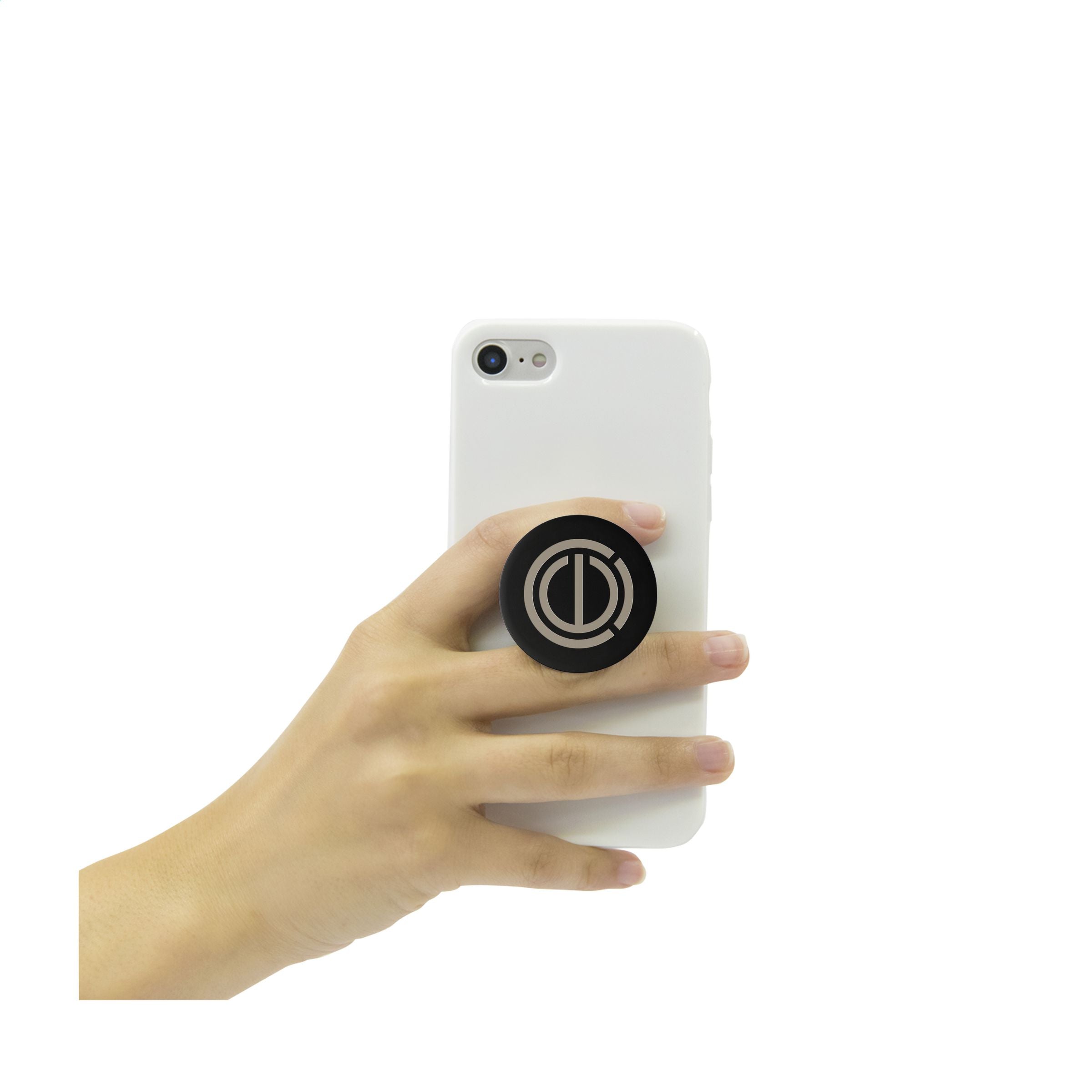 PopSockets® Aluminium Handyhalter - Schwarz - Galerieansicht 1