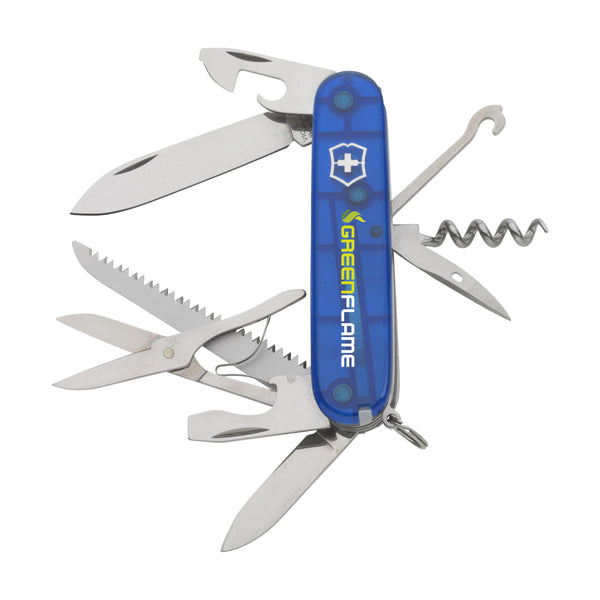 Victorinox Huntsman Taschenmesser - Transparent Blau Victorinox Huntsman Taschenmesser - Transparent Blau