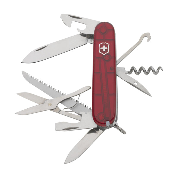 Victorinox Huntsman Taschenmesser - Transparent Rot Victorinox Huntsman Taschenmesser - Transparent Rot