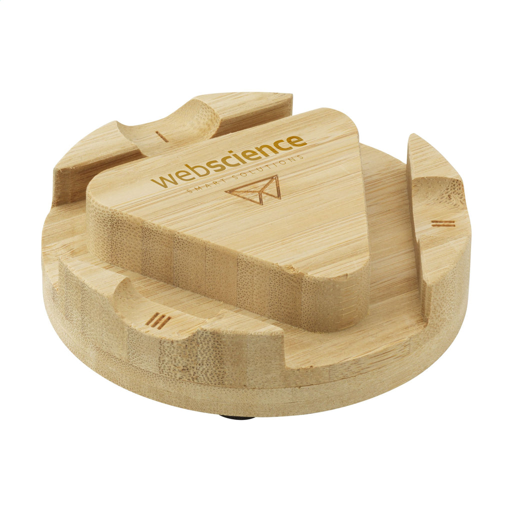 Walter Spinning Dock Handyhalterung - Bambus - Produktbild der Handyzubehör Kollektion