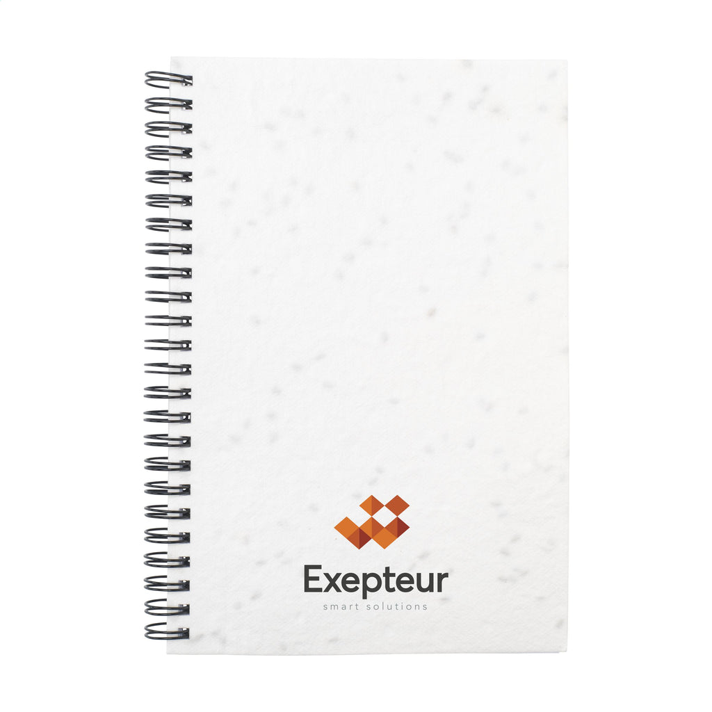 Seed Paper Notebook A5 Notizbuch - Weiß - Produktbild der Notizblöcke Kollektion