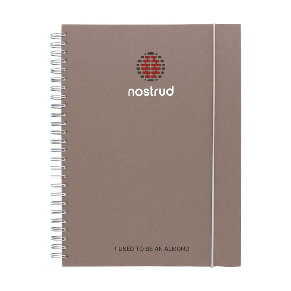 Notizbuch Agricultural Waste A5 - Hardcover 100 Blatt - Almond Notizbuch Agricultural Waste A5 - Hardcover 100 Blatt - Almond