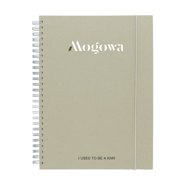 Notizbuch Agricultural Waste A5 - Hardcover 100 Blatt - Kiwi Notizbuch Agricultural Waste A5 - Hardcover 100 Blatt - Kiwi