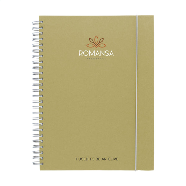 Notizbuch Agricultural Waste A5 - Hardcover 100 Blatt - Olive Notizbuch Agricultural Waste A5 - Hardcover 100 Blatt - Olive