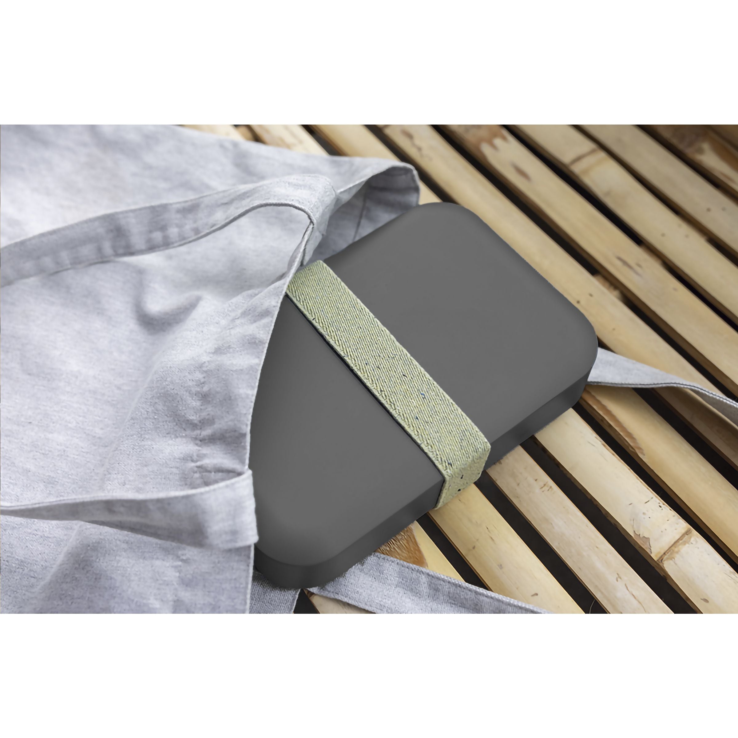 Amuse Recycled PP Lunch Box Large - Grau/Grün - Galerieansicht 8
