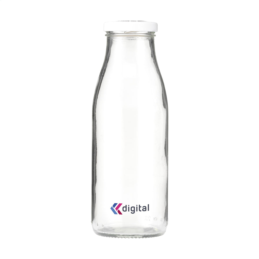 Glassy Recycled Bottle 500 ml Trinkflasche - Weiß - Produktbild der Tassen & Gläser Kollektion