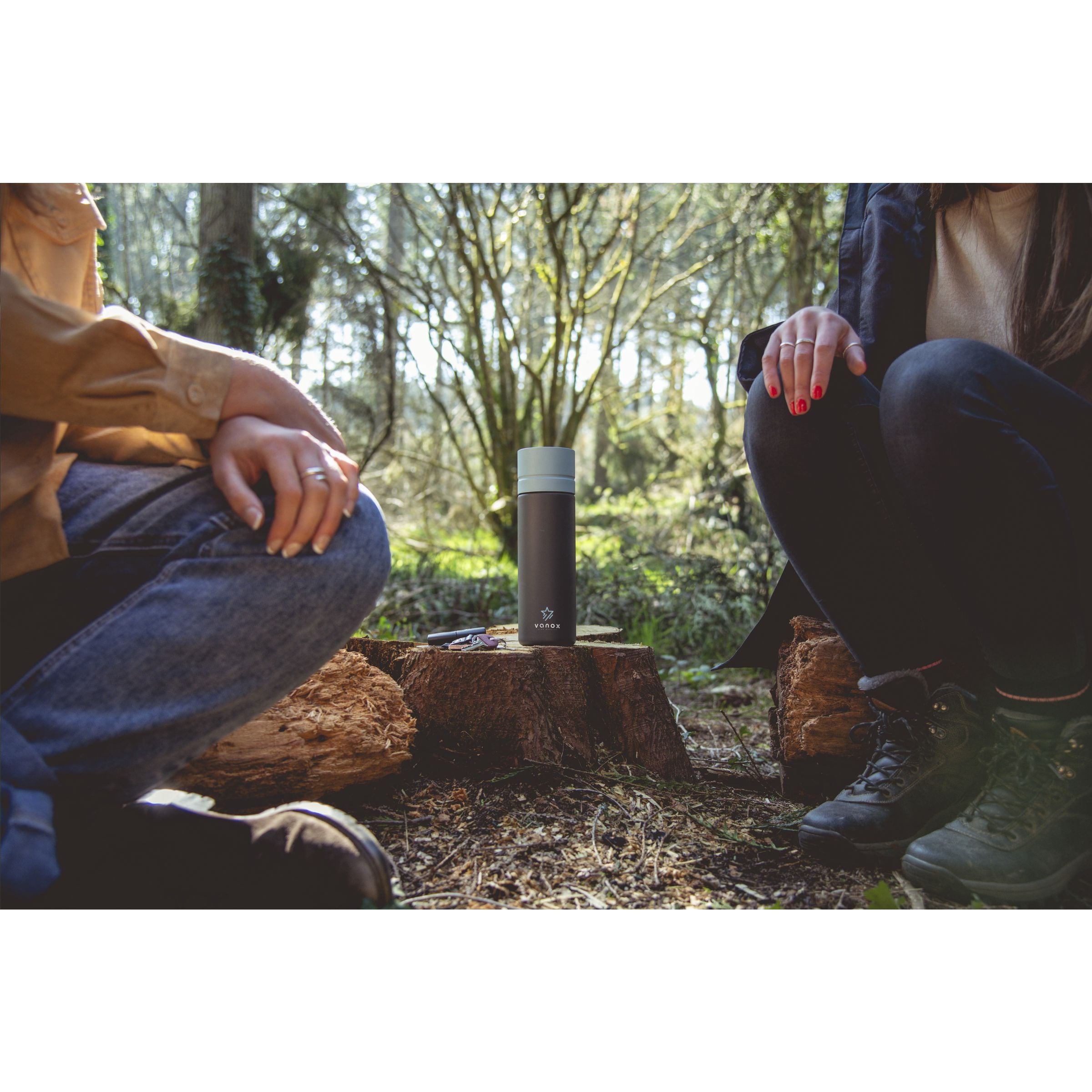 Circular&Co Reusable Bottle 600 ml Wasserflasche - Schwarz/Blau - Galerieansicht 10