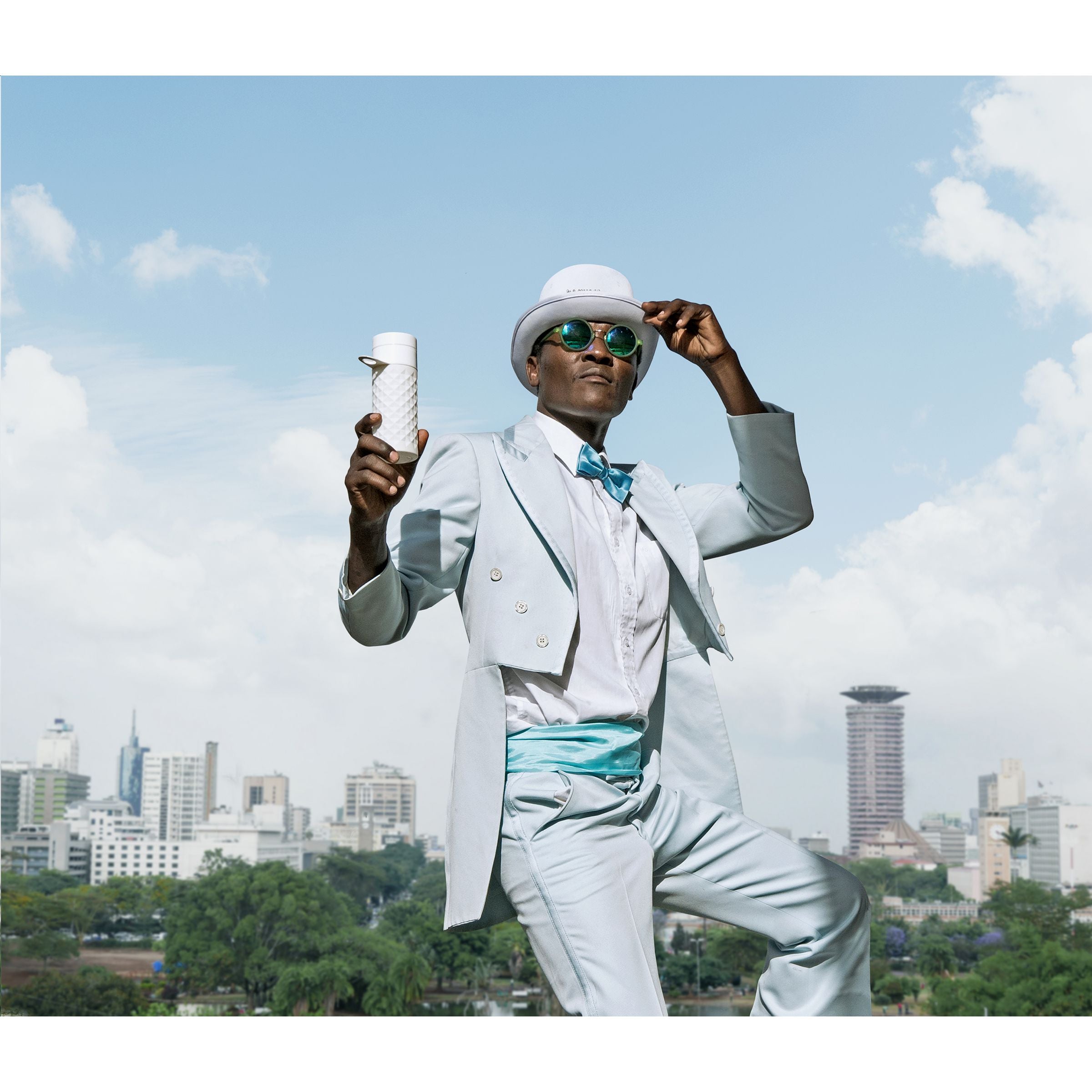 Join The Pipe Nairobi Ring Bottle White 500 ml Flasche - Weiß/Weiß - Galerieansicht 3