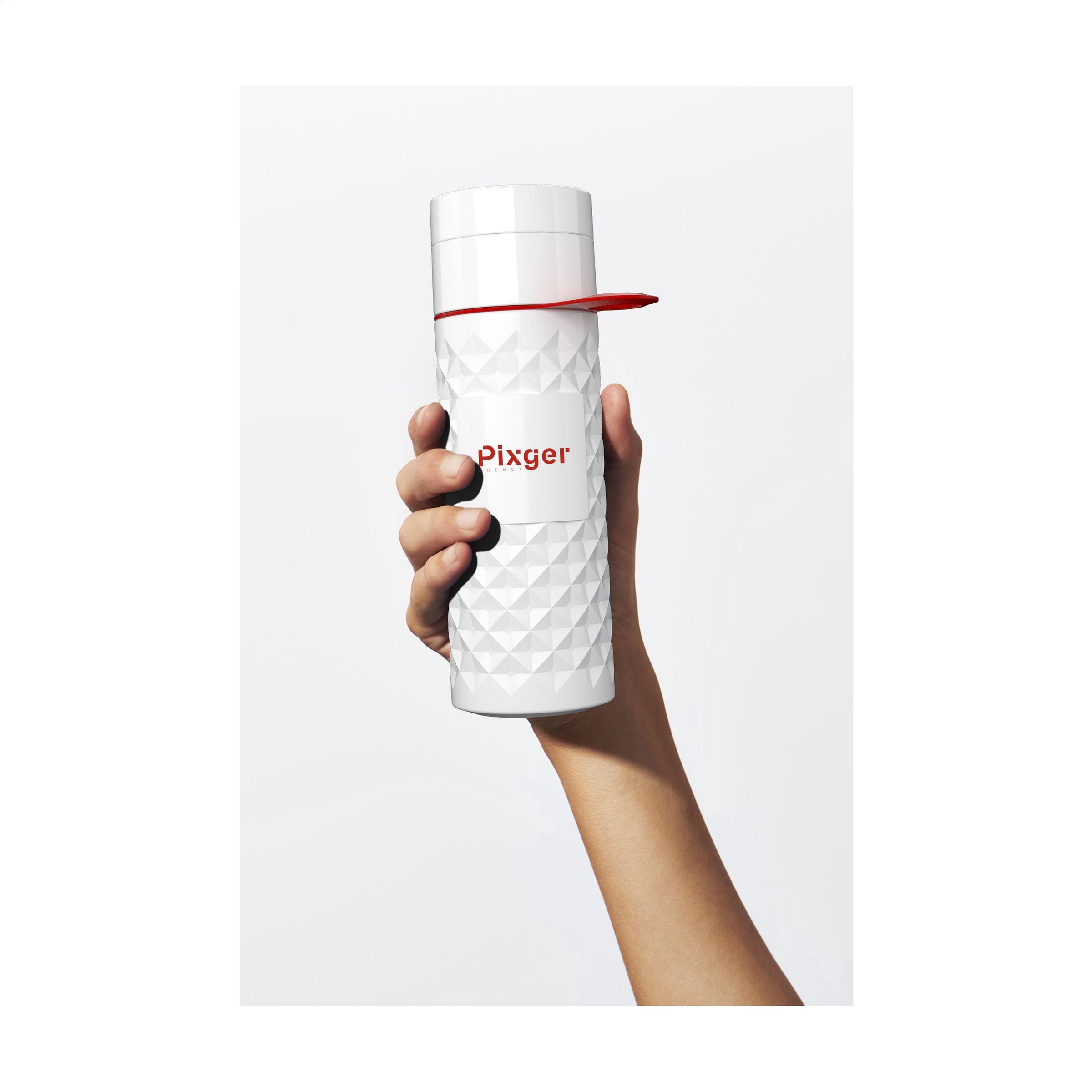 Join The Pipe Nairobi Ring Bottle White 500 ml Flasche - Weiß/Rot - Galerieansicht 4