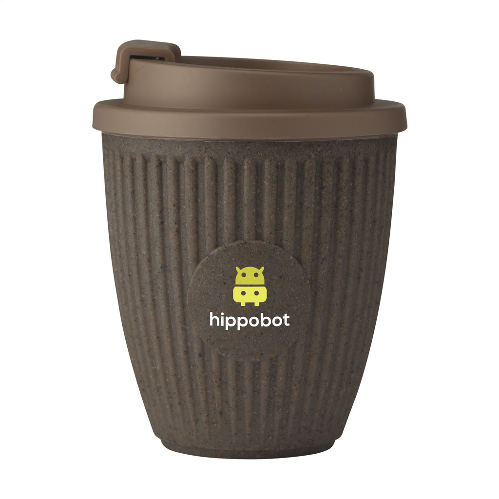 Coffee Mug On The Go 250 ml Kaffeebecher - Braun - Produktbild der Thermobecher mit Logo bedrucken | ab 4,99€ Kollektion