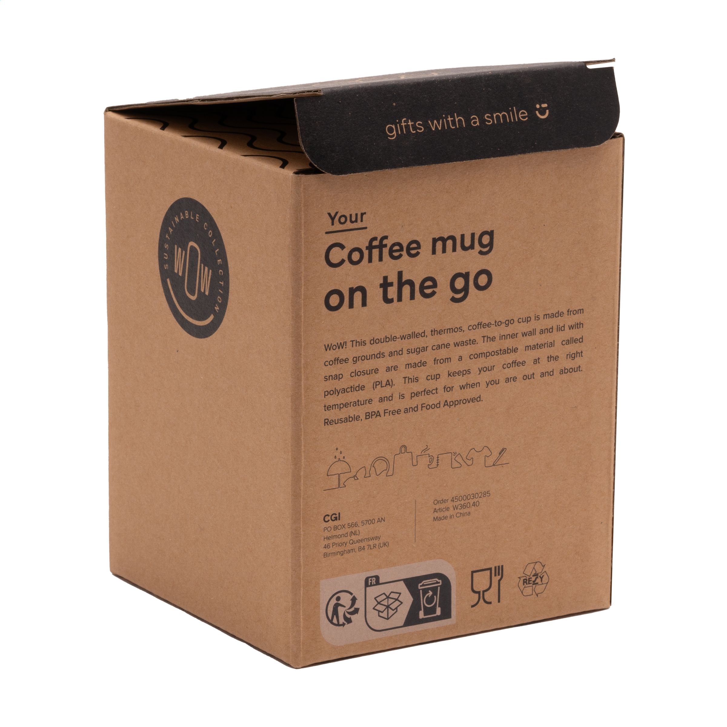 Coffee Mug On The Go 250 ml Kaffeebecher - Braun - Galerieansicht 6