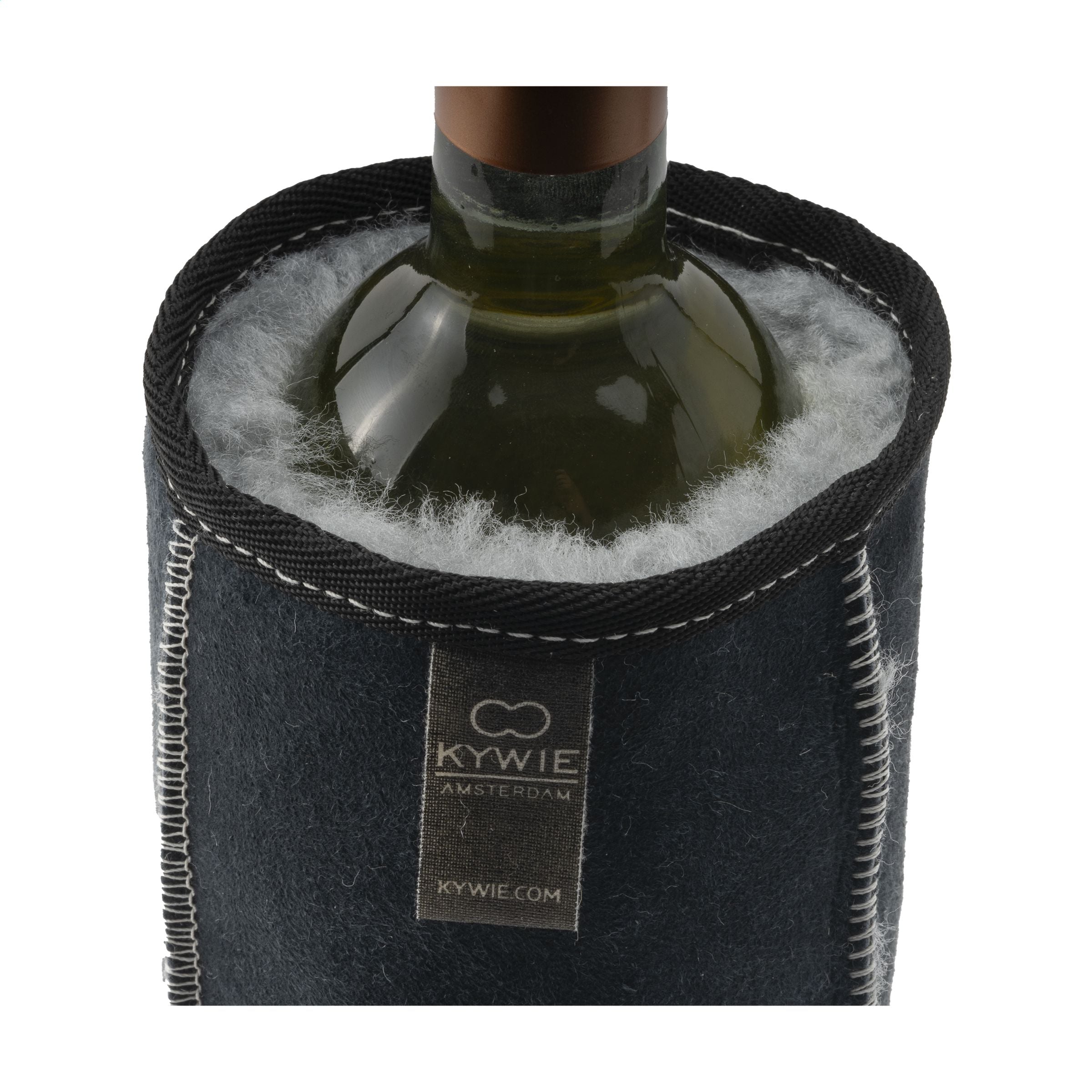 KYWIE Wine Cooler Suede Weinkühler - Dunkelblau - Galerieansicht 3