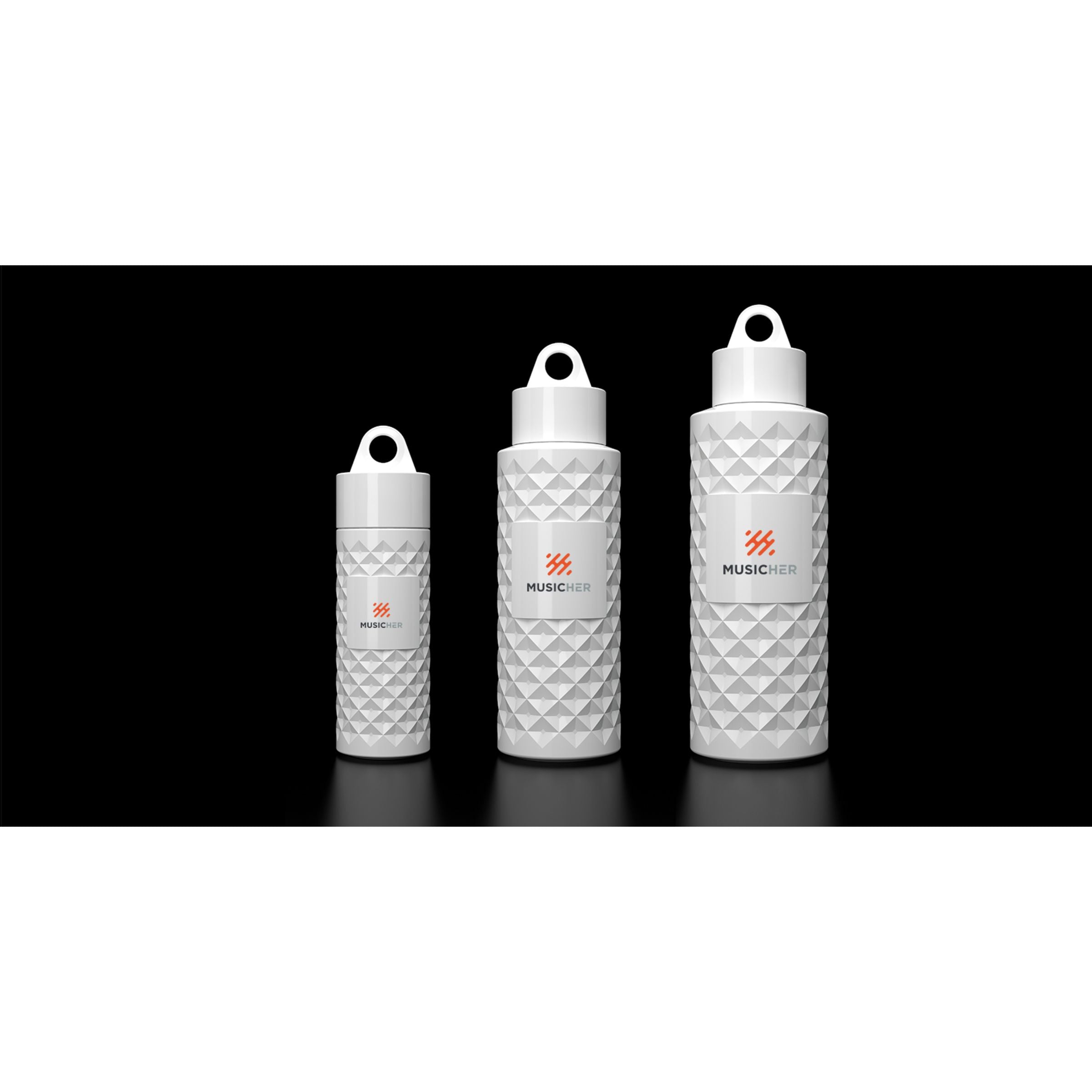 1.5 l Join The Pipe Nairobi Bottle 1,5 L Wasserflasche - Weiß - Galerieansicht 2