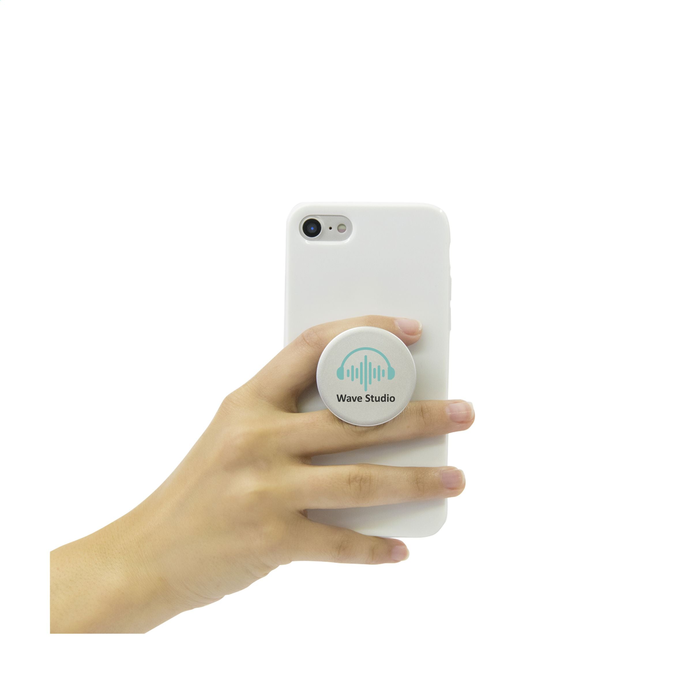 PopSockets® Handyhalter - Grau/Weiβ