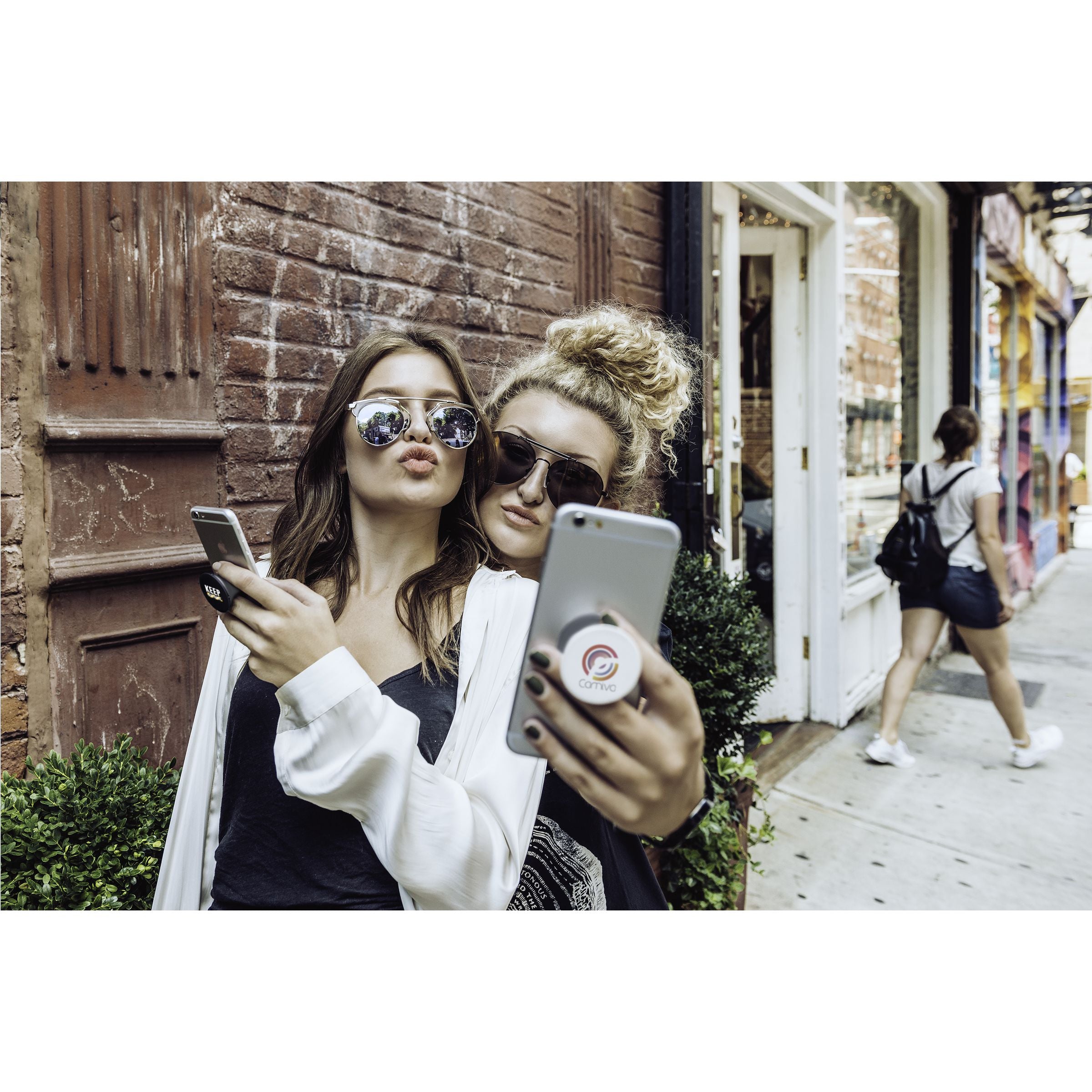 PopSockets® Handyhalter - Grau/schwarz