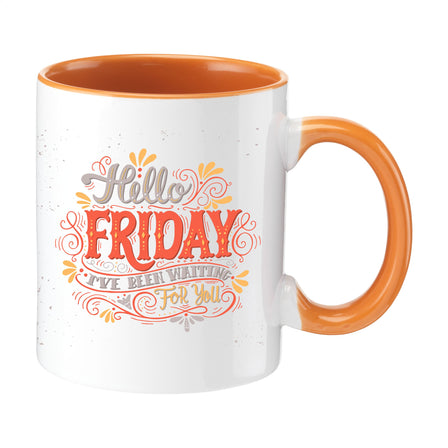 Full Colour Mug Colorato 350 ml Tasse - Orange