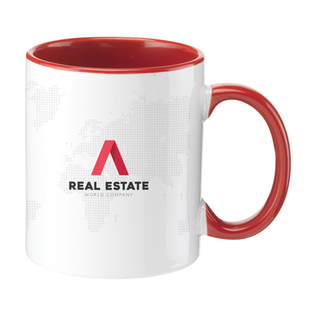 Full Colour Mug Colorato 350 ml Tasse - Rot