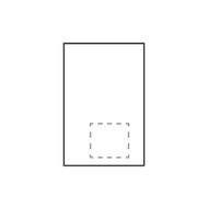 Tampondruck auf der Rückseite 45 x 40 mm 0755