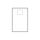 Bild der Druckfläche von Tampondruck auf der Rückseite oben 45 x 40 mm 0756