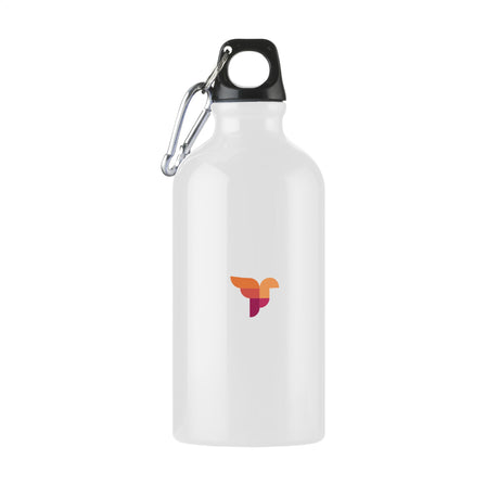 AluMini GRS Recycled 500 ml Wasserflasche - Weiß
