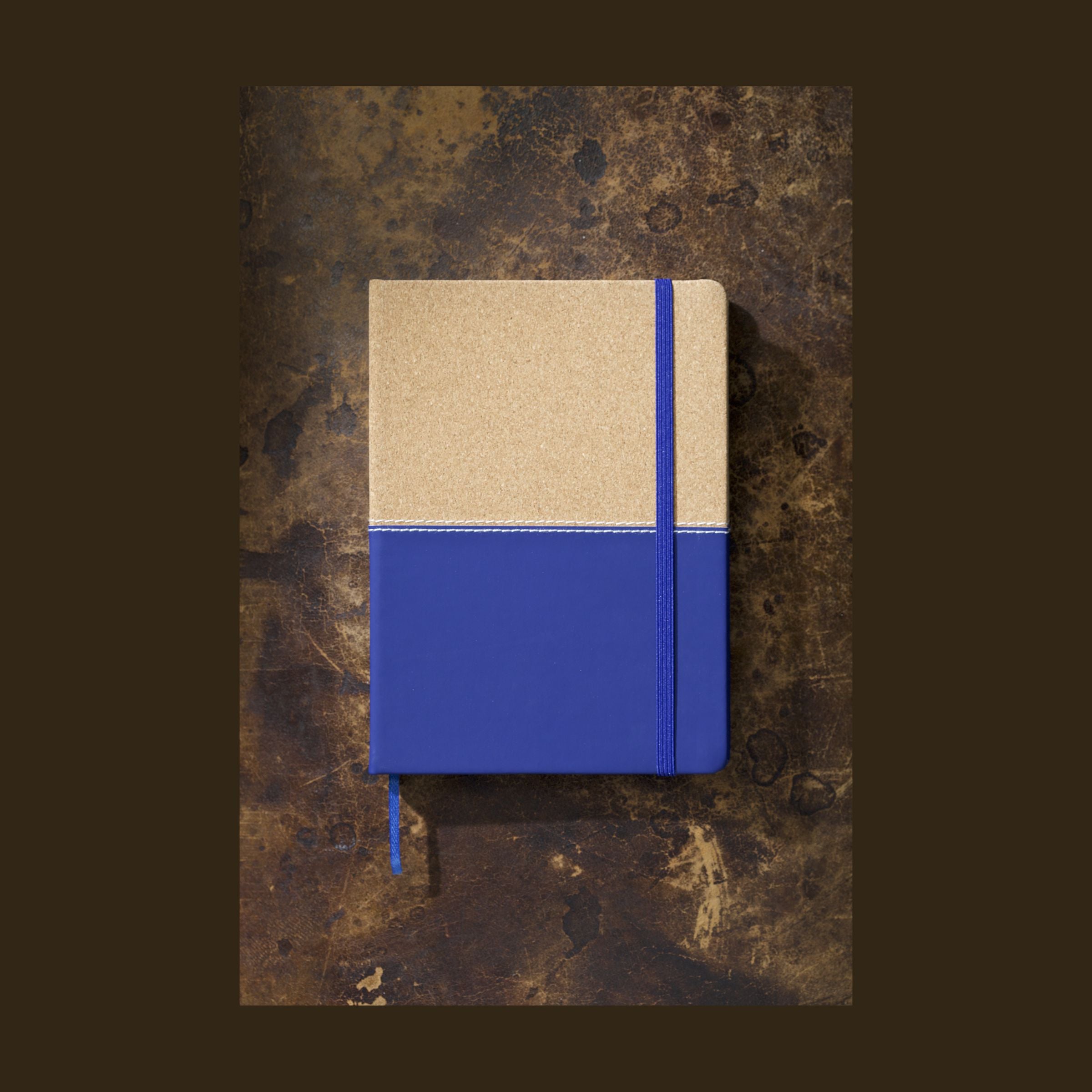 Journal Cork Notebook Notizbuch - Blau