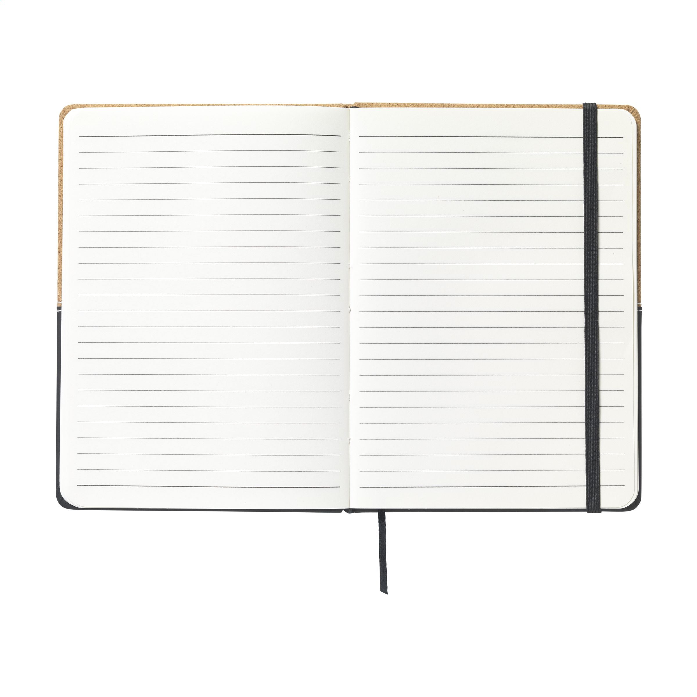 Journal Cork Notebook Notizbuch - Schwarz