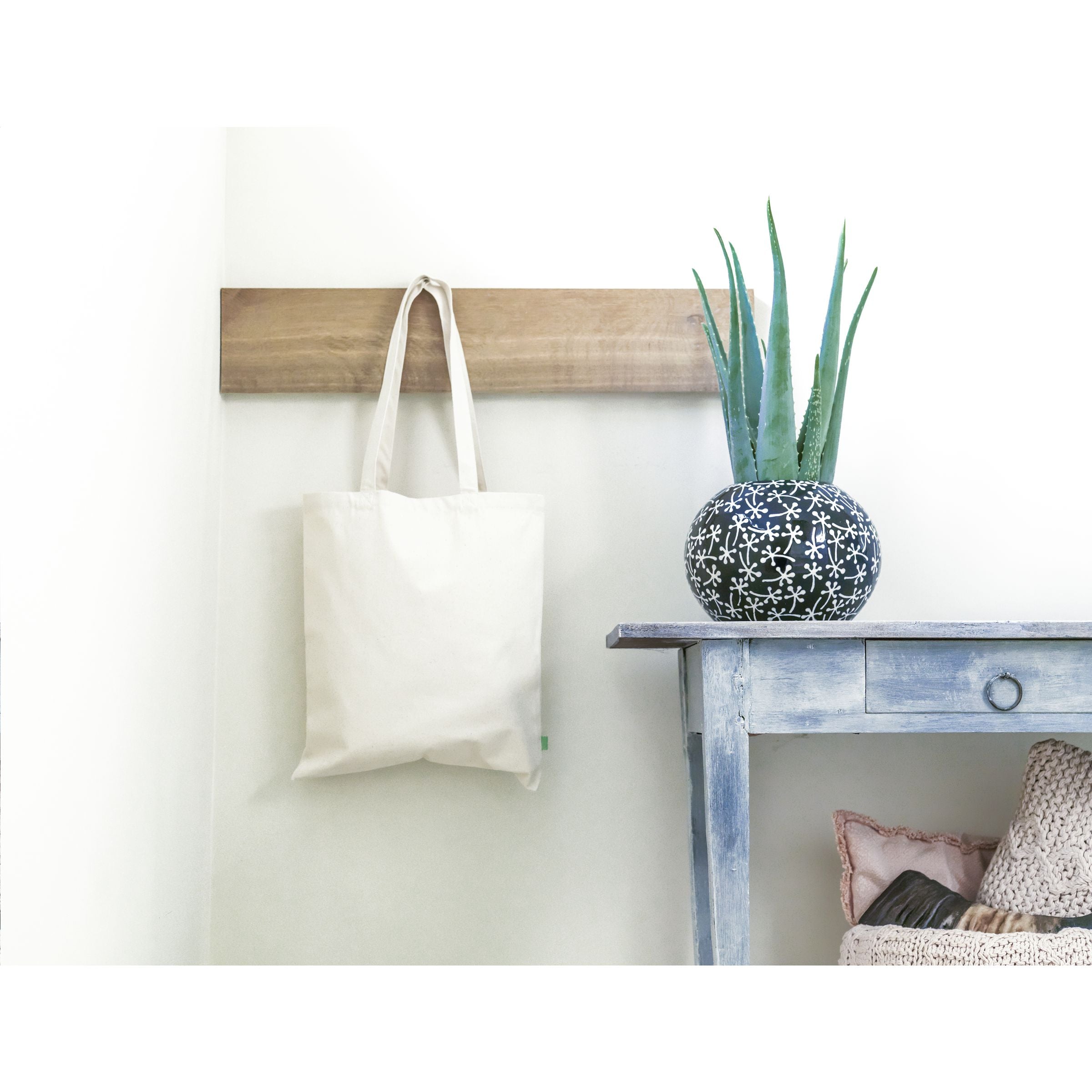 Organic Cotton Shopper (140 g/m²) Tasche - Ecru