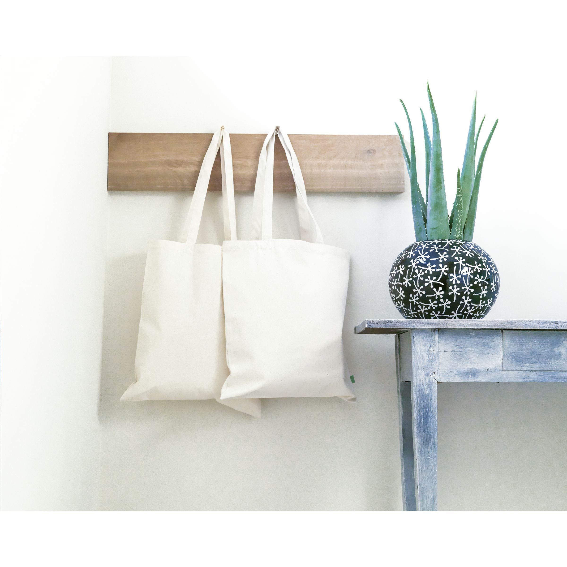 Organic Cotton Shopper (140 g/m²) Tasche - Ecru