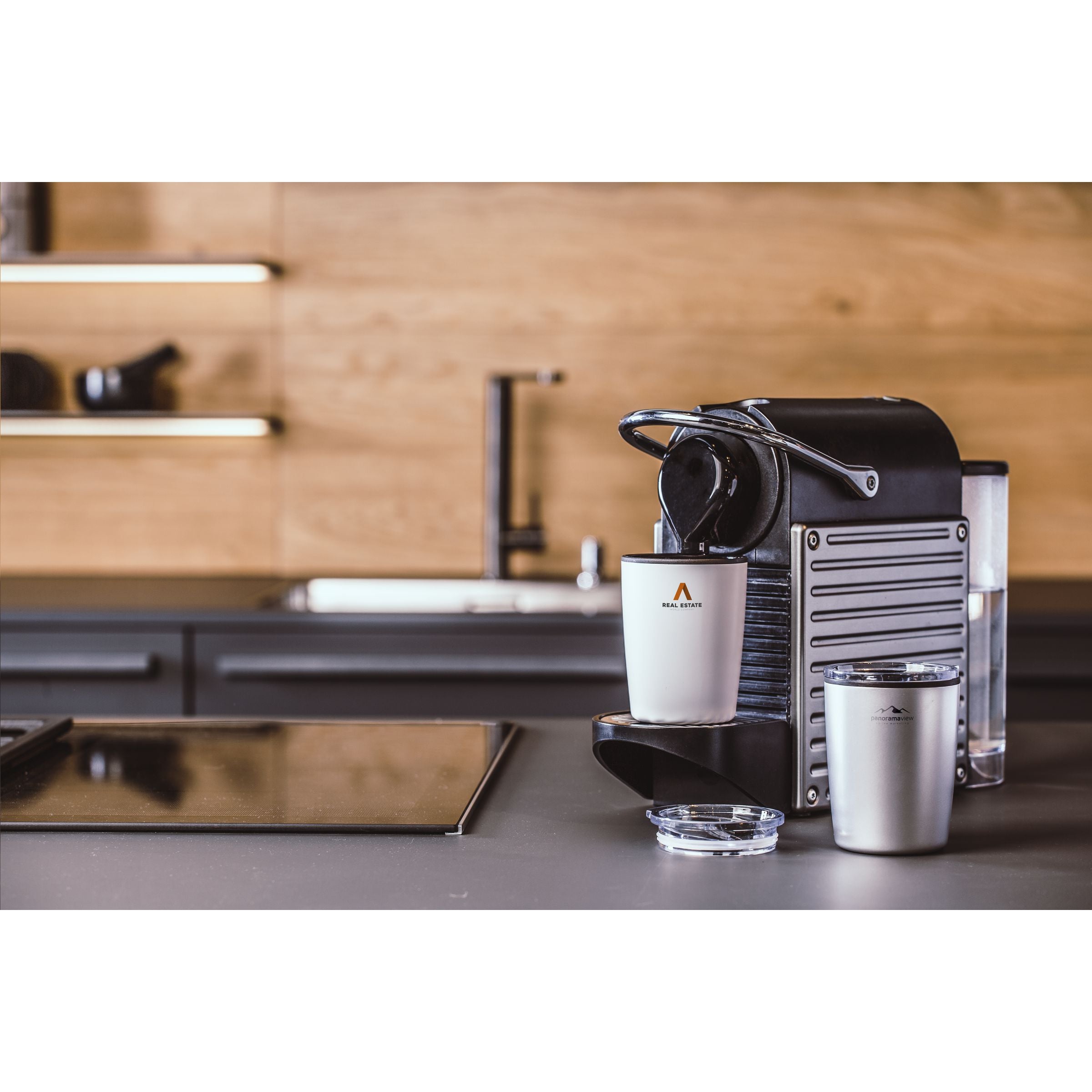 Espresso-to-Go Mug RCS Recycled Steel 170 ml - Silber