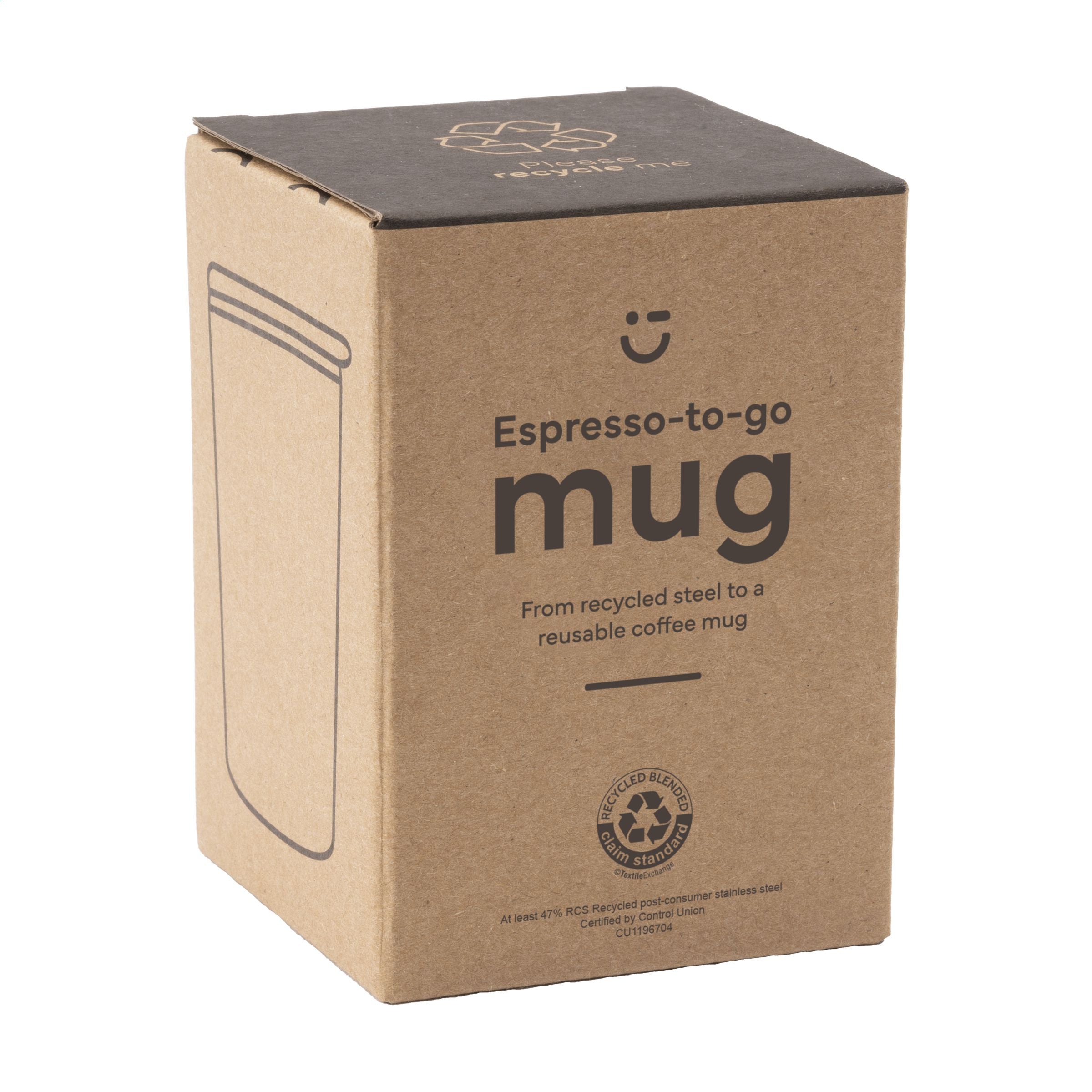 Espresso-to-Go Mug RCS Recycled Steel 170 ml - Blau