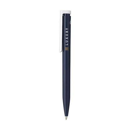 Digiprint GRS Recycled Pen Kugelschreiber - Dunkelblau/Weiß, blauschreibend
