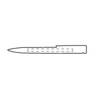 Digitaldruck auf dem Gehäuse, rechts neben dem Clip 80 x 5 mm 1019