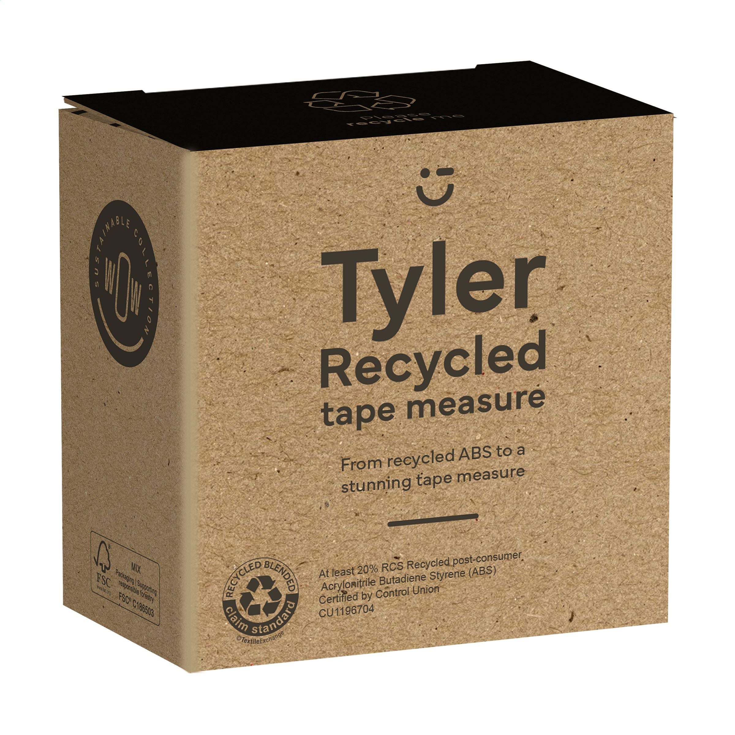 Tyler RCS Recycled 3 Meter Maßband - Grau