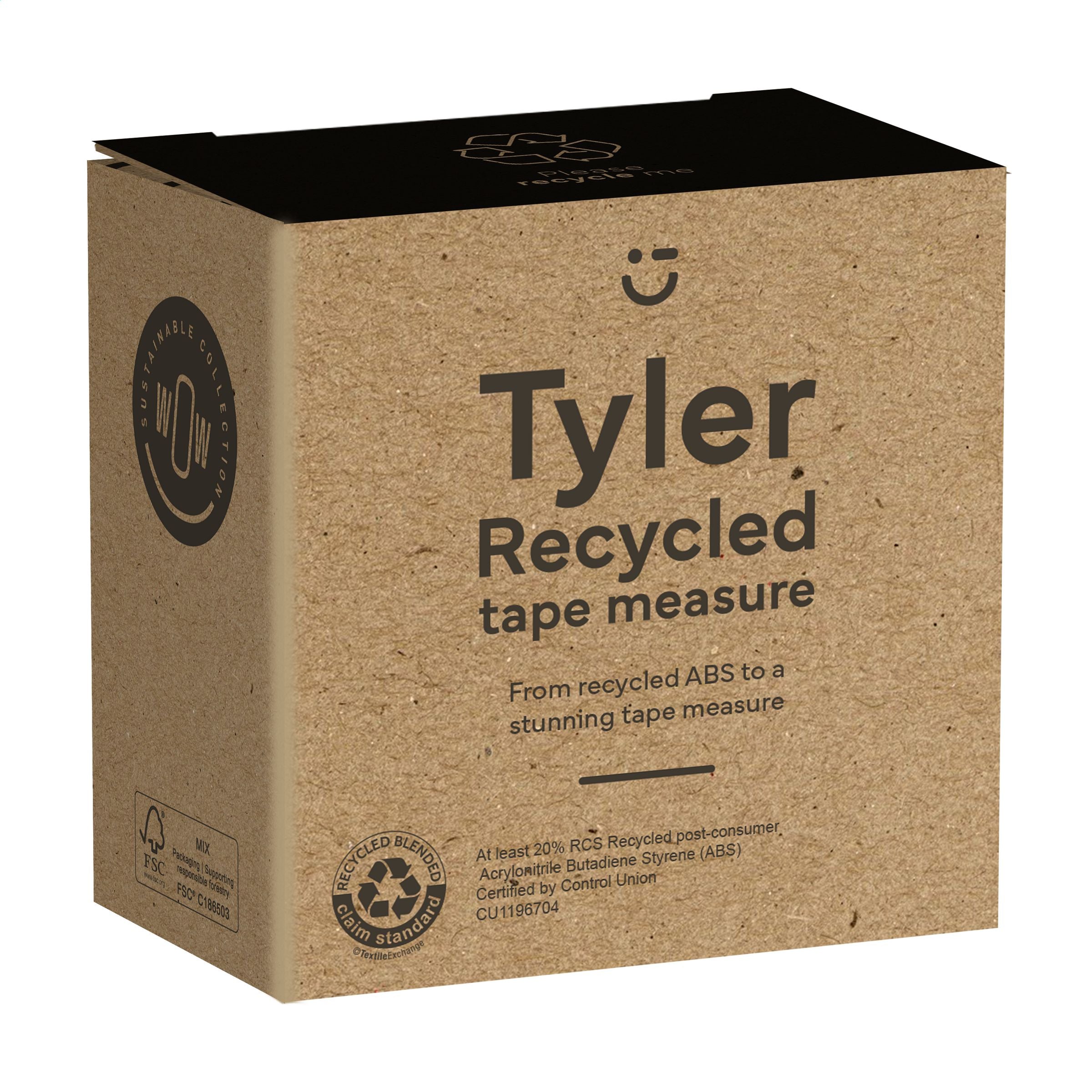 Tyler RCS Recycled 3 Meter Maßband - Schwarz