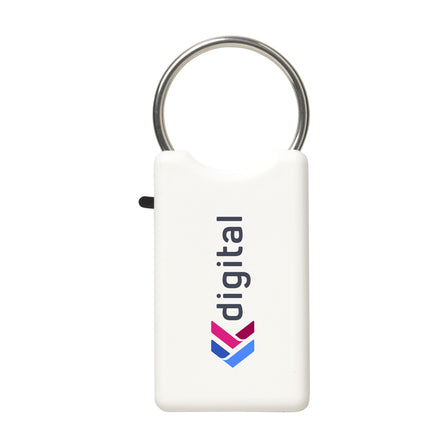 Safe GRS Recycled Key Ring Schlüsselanhänger - Weiß