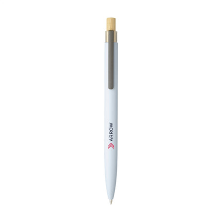 Alvar GRS Recycled Alu Pen Kugelschreiber - Hellgrau, blauschreibend