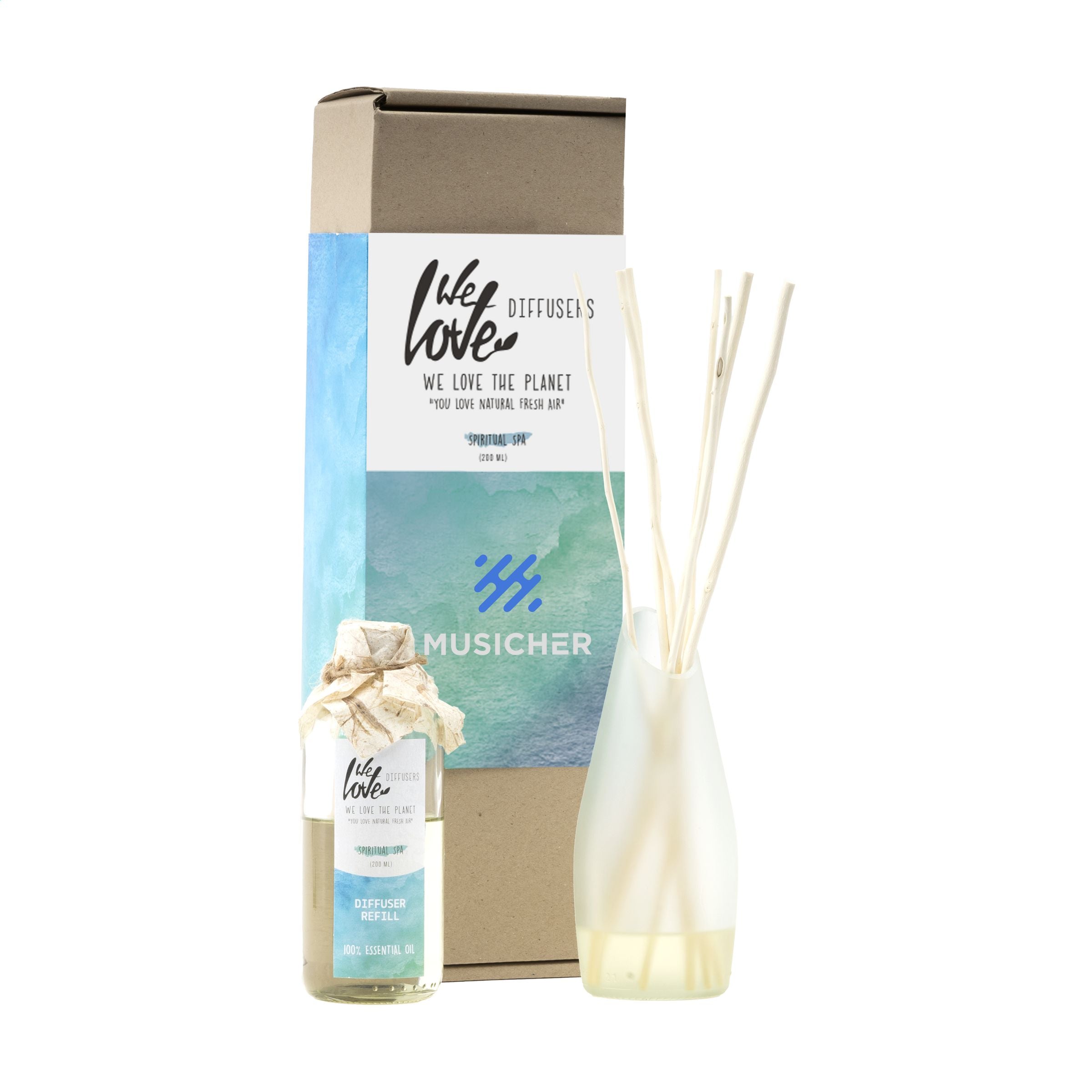 We Love The Planet Diffuser Spiritual Spa 200 ml - Spiritual Spa